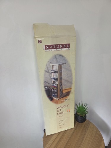 Vintage wooden freestanding - vintage, cd