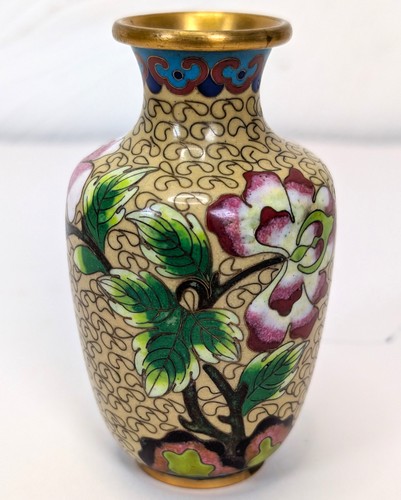 Vintage floral cloisonne - floral,