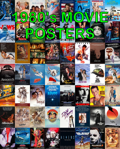 1980s movie posters - 1980s, film