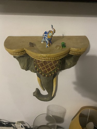 Decorative resin elephant wall - decorative,
