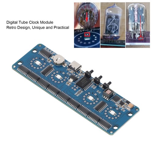Nixie clock board accurate - 4,