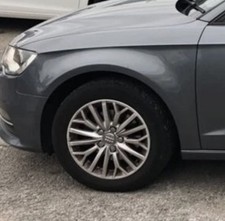 13-19 AUDI A3 8V PASSENGER FRONT WING GREY LZ7S