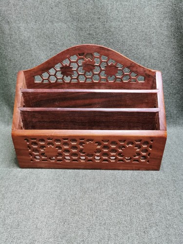 Vintage wooden letter rack - vintage,