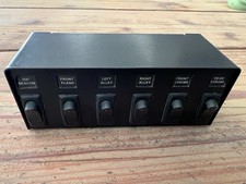 Whelen PCC6W 6 Switch Box Control Center 01-0686864-00 Lightbar Strobes Rockers