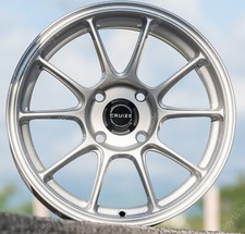 15" Silver SR-9 Alloy Wheels Fits Toyota Aygo Carina Corolla Yaris 4x100