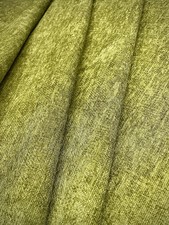Chenille Green Fabric Solid