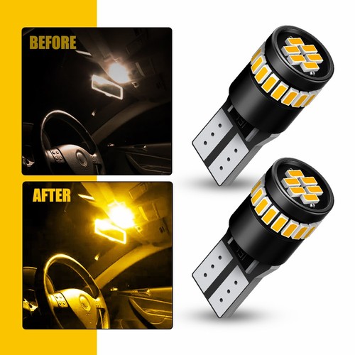 Pair auxito t10 led bulb - bulb, amber