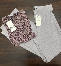 2 PC ZARA SET LILAC TROUSERS