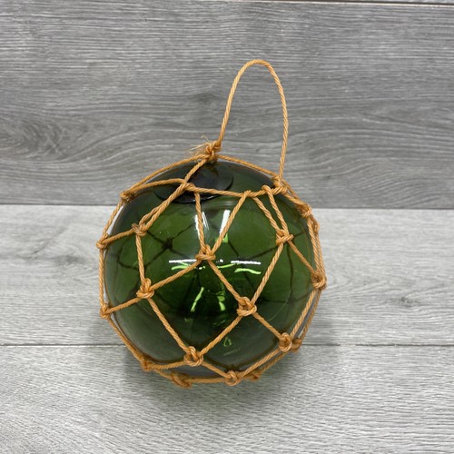 Green glass fishing - fishing, float