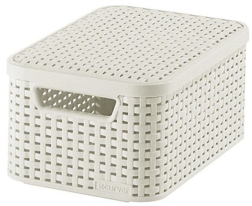 Storage box with - with, lid