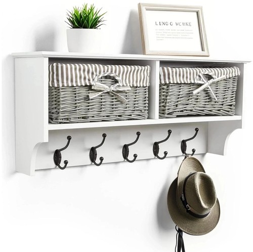 Wall mounted coat - mounted, rack
