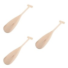  3 Pieces Wood Boat Oar Kids Canoe Paddle Paddles for Wooden Unfinished