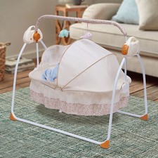 Electric Baby Crib Cradle 0-25Kg Big Space Infant Rocker Car Swing Bed Baby NEW