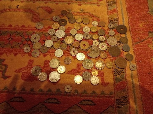 Old foreign coins worldwide - foreign,
