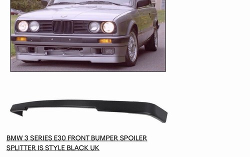 Bmw e30 lip spoiler front - bmw,