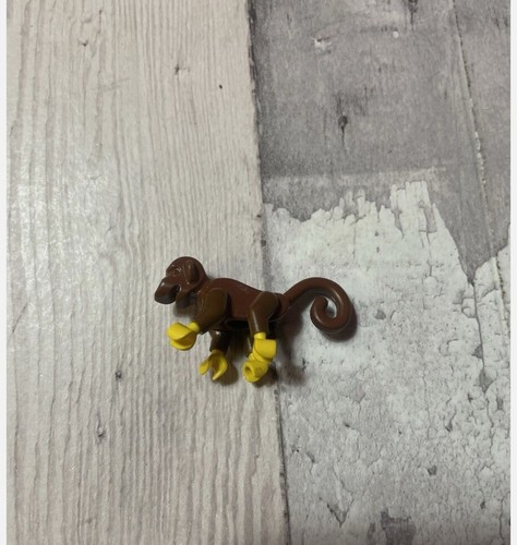 Lego brown monkey minifigure - brown,