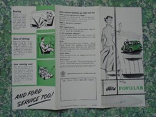 Ford Popular Car Brochure 1956