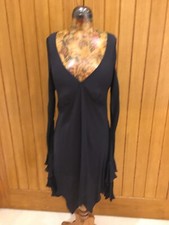Maria Grachvogel  Black Silk dress UK Size 14 