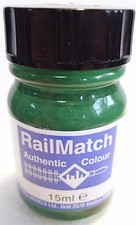 RailMatch 632 - SR Malachite Green Enamel New 15ml Jar Tracked 48 Post