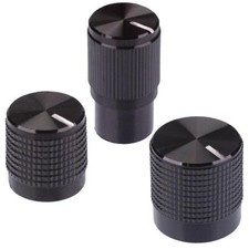 Black Anodised Aluminium Knob