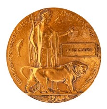 WW1 Memorial Plaque James