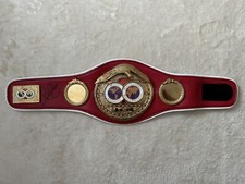 ANTHONY JOSHUA HAND SIGNED IBF