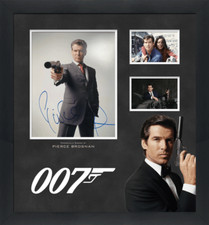 Pierce Brosnan Signed James