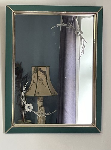 Art deco wall hanging mirror - art,