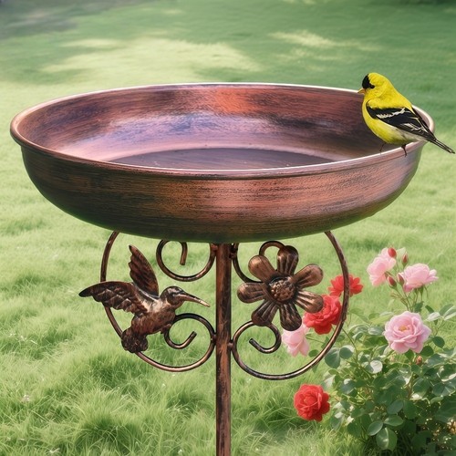 Inch metal bird bath - 31, with