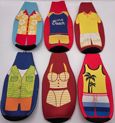 Funny bottle koozies pack - funny, 6