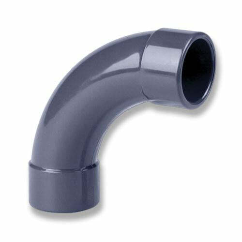 Pvc plain bend - 90°,