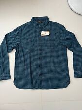 BNWT RRL FARELL CHECK WORK SHIRT SIZE L DOUBLE RALPH LAUREN