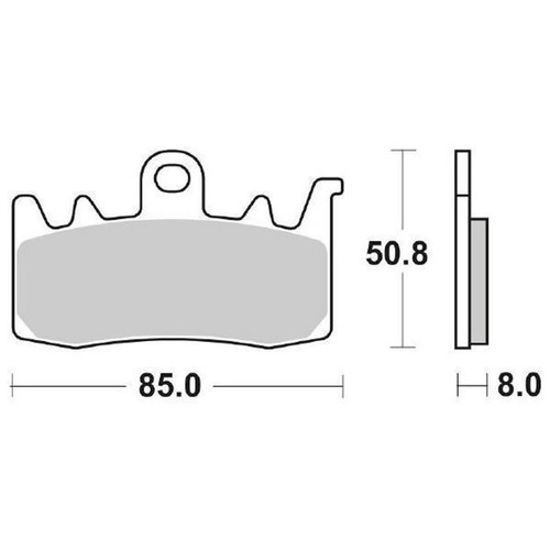 Pair brake pads 900hs - pair,