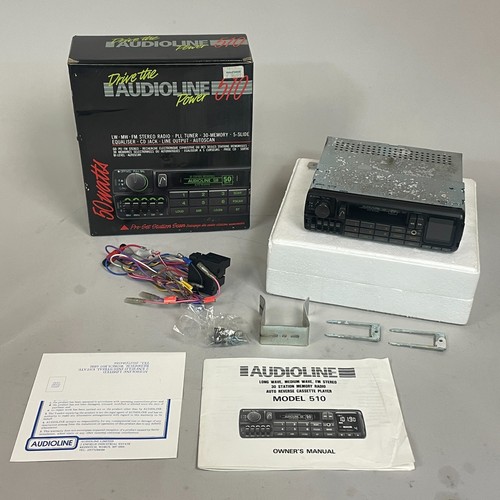Audioline 510 car stereo radio - audioline,