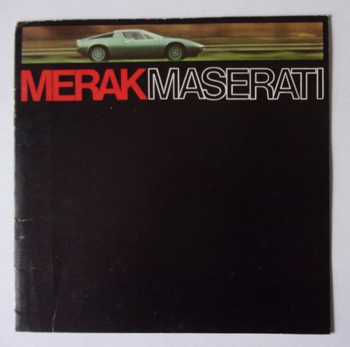 Maserati merak orig 1972 - maserati,