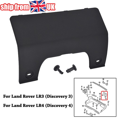 Rear bumper tow - rear, cover