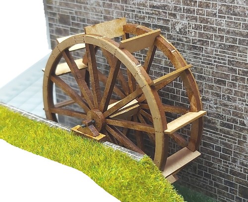 Undershot waterwheel for - undershot,