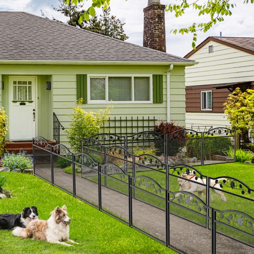 5pcs metal garden fence heavy - 5pcs,