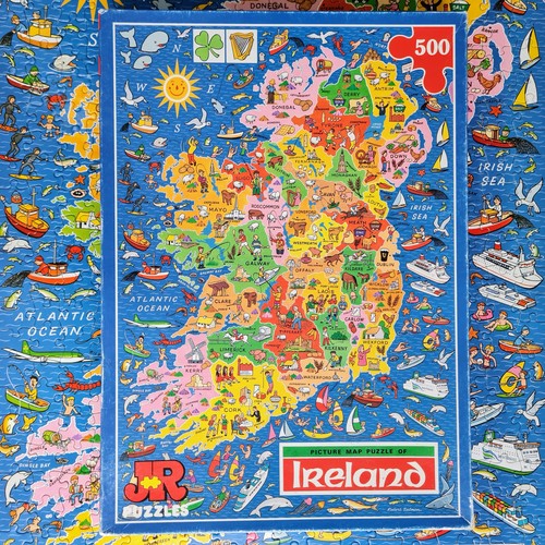 Puzzles ireland map - jr,