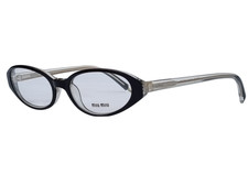 Miu Miu VMU15A Eyeglasses | Black/Clear | Oval | Women's | New | 51-17-135