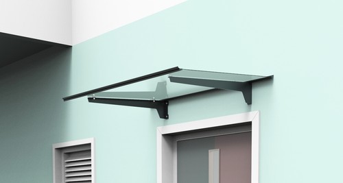 Schartec aluminium door canopy - door,