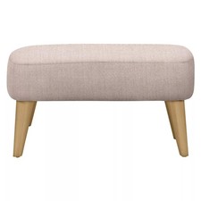 John Lewis Bergen II Footstool in AquaClean Taupe