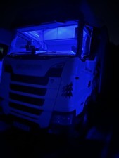 Scania interior BLUE LED headlining +locker upgrade KIT Next Gen +R S Series V8