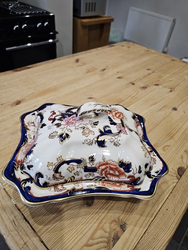 Mason lidded tureen blue - mason's,