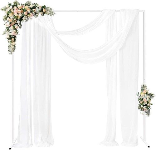 Balloon arch backdrop white - arch,