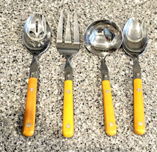 MCM Washington Forge 4 Piece Serving Set Butterscotch Madri Gras