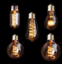 E27 B22 Spiral LED Retro