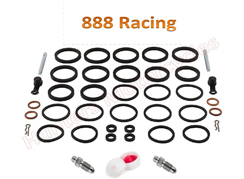 Front brake caliper seals pins - front,