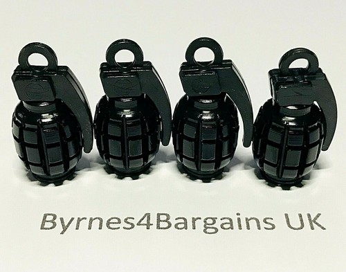 Tyre valve dust caps - valve, grenade