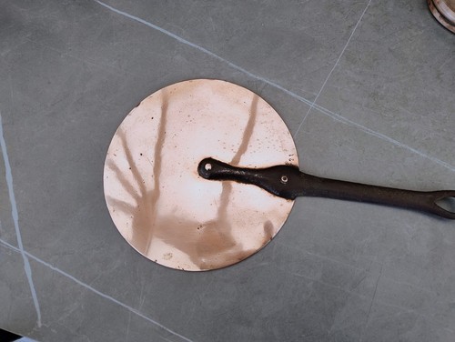 Antique french copper pan - antique,